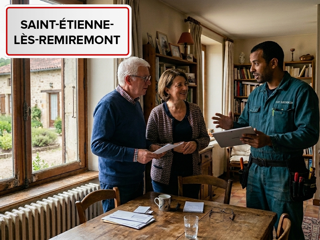 Installation de pompe à chaleur à Saint-Étienne-lès-Remiremont (88200) dans les Vosges