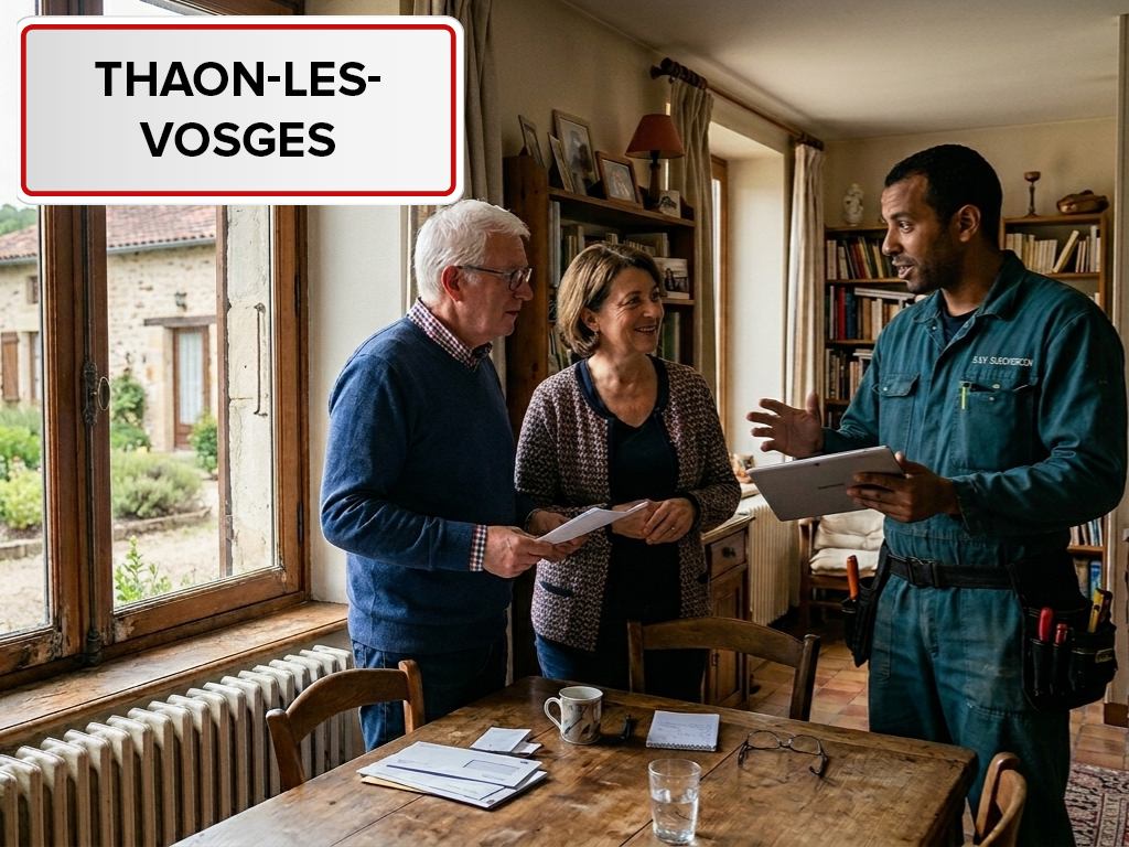 Installation de pompe à chaleur à Thaon-les-Vosges (88150) dans les Vosges